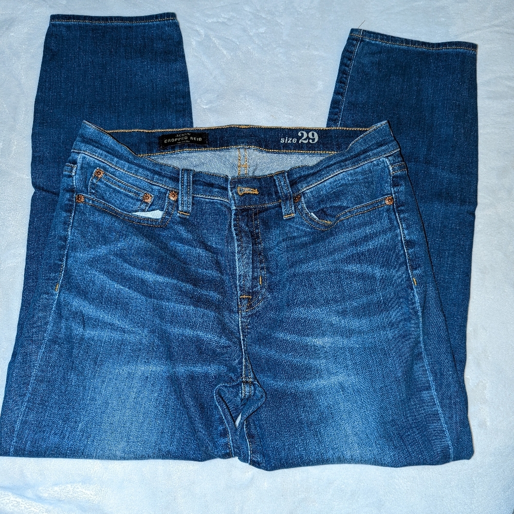 JCrew Cropped Reid Jeans